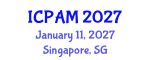International Conference on Polymers and Advanced Materials (ICPAM) January 11, 2027 - Singapore, Singapore