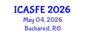 International Conference on Agricultural Science and Food Engineering (ICASFE) May 04, 2026 - Bucharest, Romania