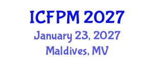 International Conference on Functional Polymeric Materials (ICFPM) January 23, 2027 - Maldives, Maldives