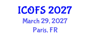 International Conference on Optical Fiber Sensors (ICOFS) March 29, 2027 - Paris, France