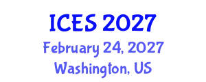 International Conference on Energy Systems (ICES) February 24, 2027 - Washington, United States