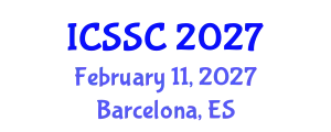 International Conference on Solid State Chemistry (ICSSC) February 11, 2027 - Barcelona, Spain