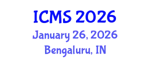International Conference on Molecular Spectroscopy (ICMS) January 26, 2026 - Bengaluru, India