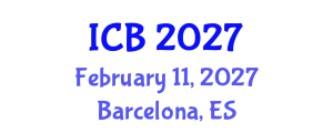 International Conference on Biocatalysis (ICB) February 11, 2027 - Barcelona, Spain