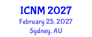 International Conference on Nuclear Materials (ICNM) February 25, 2027 - Sydney, Australia