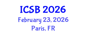 International Conference on Soil Biodiversity (ICSB) February 23, 2026 - Paris, France