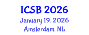 International Conference on Soil Biodiversity (ICSB) January 19, 2026 - Amsterdam, Netherlands