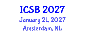 International Conference on Soil Biodiversity (ICSB) January 21, 2027 - Amsterdam, Netherlands