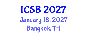 International Conference on Soil Biodiversity (ICSB) January 18, 2027 - Bangkok, Thailand