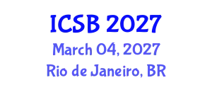 International Conference on Soil Biodiversity (ICSB) March 04, 2027 - Rio de Janeiro, Brazil