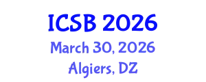 International Conference on Soil Biodiversity (ICSB) March 30, 2026 - Algiers, Algeria