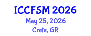 International Conference on Computational Fluid and Solid Mechanics (ICCFSM) May 25, 2026 - Crete, Greece
