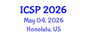 International Conference on Sustainable Production (ICSP) May 04, 2026 - Honolulu, United States