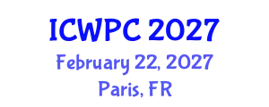 International Conference on Water Pollution and Control (ICWPC) February 22, 2027 - Paris, France