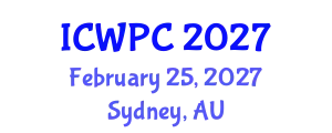 International Conference on Water Pollution and Control (ICWPC) February 25, 2027 - Sydney, Australia