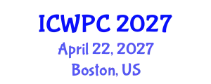 International Conference on Water Pollution and Control (ICWPC) April 22, 2027 - Boston, United States