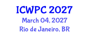 International Conference on Water Pollution and Control (ICWPC) March 04, 2027 - Rio de Janeiro, Brazil