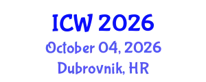 International Conference on Wastewater (ICW) October 04, 2026 - Dubrovnik, Croatia