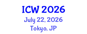 International Conference on Wastewater (ICW) July 22, 2026 - Tokyo, Japan