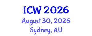 International Conference on Wastewater (ICW) August 30, 2026 - Sydney, Australia