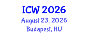International Conference on Wastewater (ICW) August 23, 2026 - Budapest, Hungary