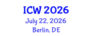 International Conference on Wastewater (ICW) July 22, 2026 - Berlin, Germany