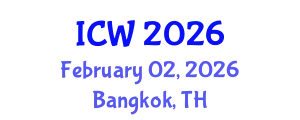 International Conference on Wastewater (ICW) February 02, 2026 - Bangkok, Thailand