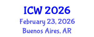 International Conference on Wastewater (ICW) February 23, 2026 - Buenos Aires, Argentina