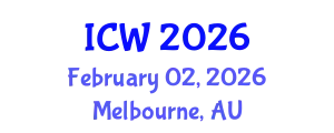 International Conference on Wastewater (ICW) February 02, 2026 - Melbourne, Australia