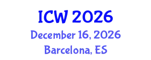 International Conference on Wastewater (ICW) December 16, 2026 - Barcelona, Spain