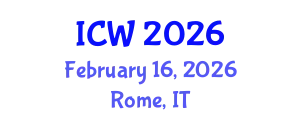 International Conference on Wastewater (ICW) February 16, 2026 - Rome, Italy