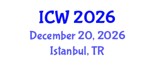 International Conference on Wastewater (ICW) December 20, 2026 - Istanbul, Turkey