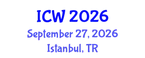 International Conference on Wastewater (ICW) September 27, 2026 - Istanbul, Turkey
