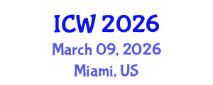 International Conference on Wastewater (ICW) March 09, 2026 - Miami, United States