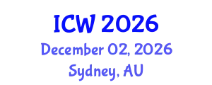 International Conference on Wastewater (ICW) December 02, 2026 - Sydney, Australia