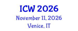 International Conference on Wastewater (ICW) November 11, 2026 - Venice, Italy