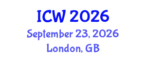 International Conference on Wastewater (ICW) September 23, 2026 - London, United Kingdom
