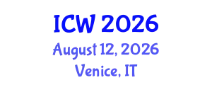 International Conference on Wastewater (ICW) August 12, 2026 - Venice, Italy