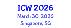 International Conference on Wastewater (ICW) March 30, 2026 - Singapore, Singapore