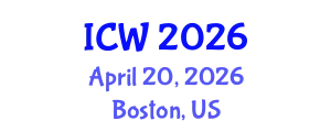 International Conference on Wastewater (ICW) April 20, 2026 - Boston, United States