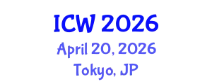 International Conference on Wastewater (ICW) April 20, 2026 - Tokyo, Japan