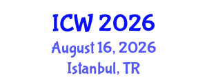 International Conference on Wastewater (ICW) August 16, 2026 - Istanbul, Turkey