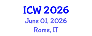 International Conference on Wastewater (ICW) June 01, 2026 - Rome, Italy