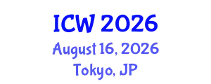 International Conference on Wastewater (ICW) August 16, 2026 - Tokyo, Japan