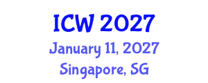 International Conference on Wastewater (ICW) January 11, 2027 - Singapore, Singapore