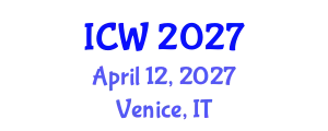 International Conference on Wastewater (ICW) April 12, 2027 - Venice, Italy