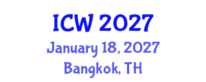 International Conference on Wastewater (ICW) January 18, 2027 - Bangkok, Thailand