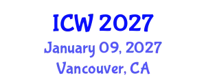 International Conference on Wastewater (ICW) January 09, 2027 - Vancouver, Canada