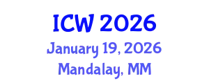 International Conference on Wastewater (ICW) January 19, 2026 - Mandalay, Myanmar