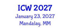 International Conference on Wastewater (ICW) January 23, 2027 - Mandalay, Myanmar
